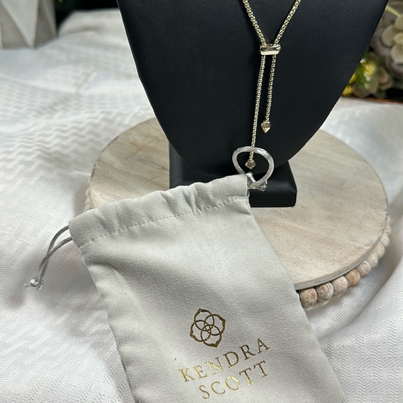 Kendra Scott Necklace TEO bolo slider gold black - Picture 6 of 6